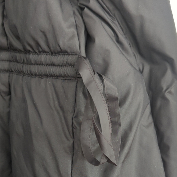 Eileen Fisher High Collar Insulated Puffer Coat - Picture 9 of 11